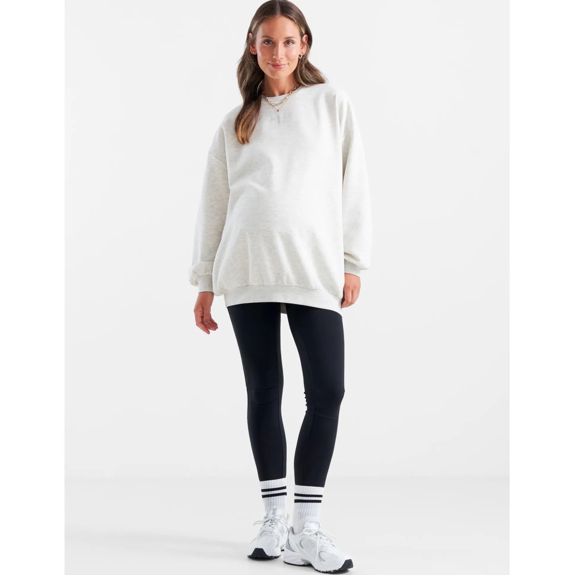 Prénatal zwangerschapslegging lang zwart