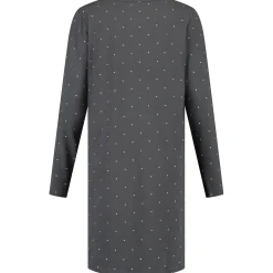 Prénatal zwangerschapspyjama lange mouwen all over print grijs