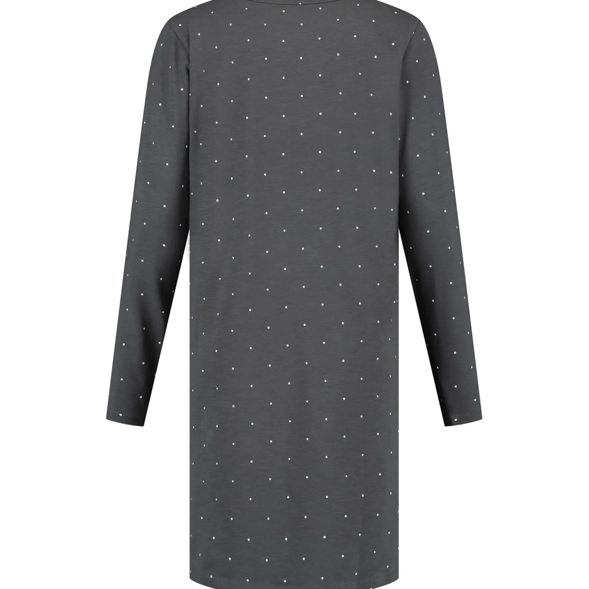 Prénatal zwangerschapspyjama lange mouwen all over print grijs