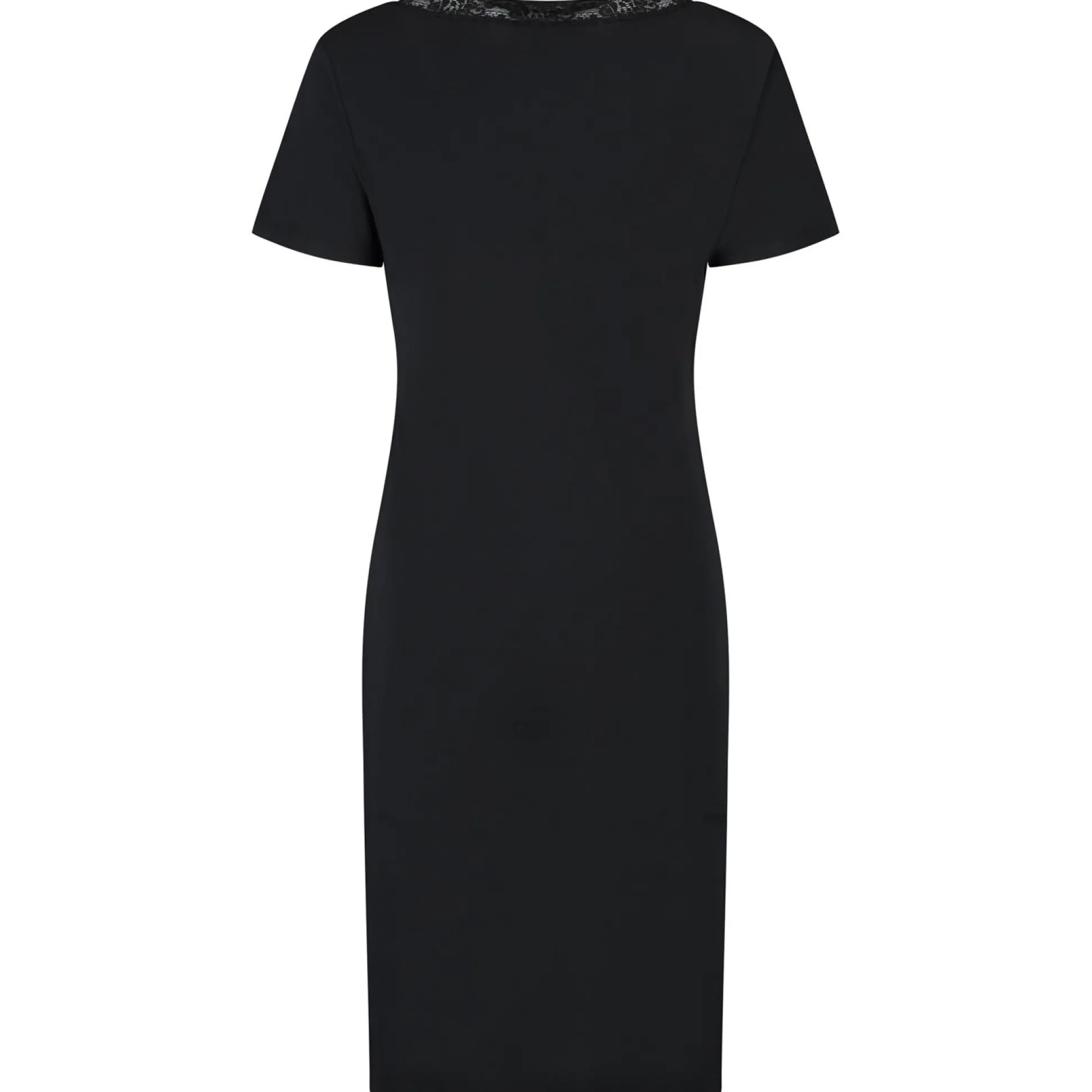 Prénatal zwangerschapspyjama lange mouwen all over print zwart