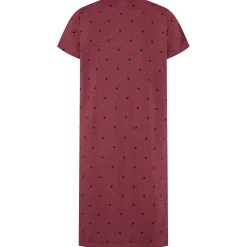 Prénatal zwangerschapspyjama korte mouwen all over print rood
