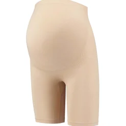 Prénatal zwangerschapsshort seamless lang beige