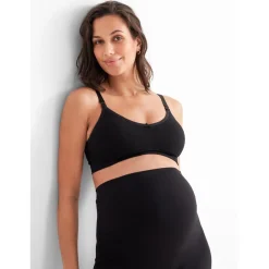 Prénatal zwangerschapsshort seamless lang zwart