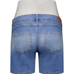 Prénatal zwangerschapsshort kort  blauw