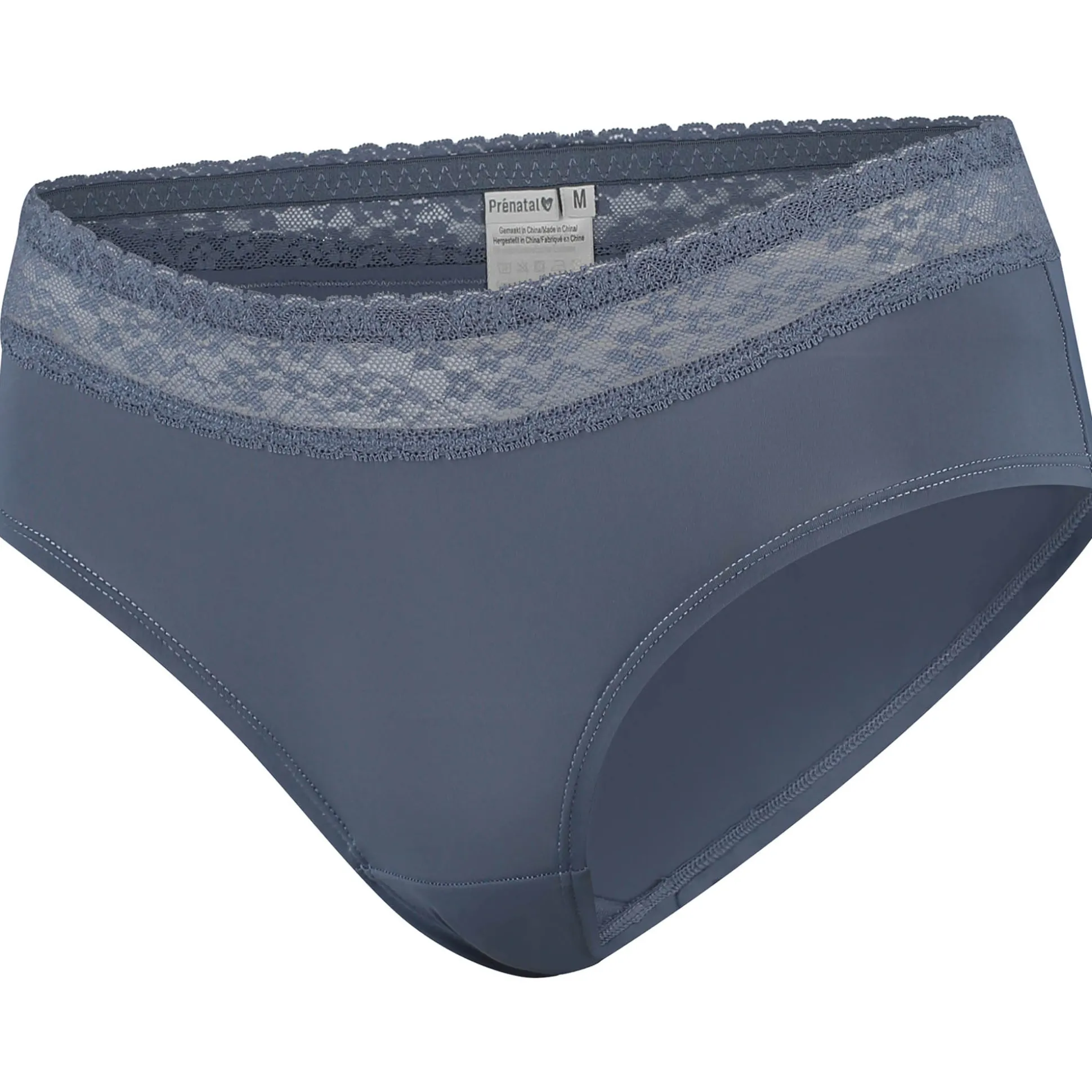 Prénatal zwangerschapsslip effen blauw