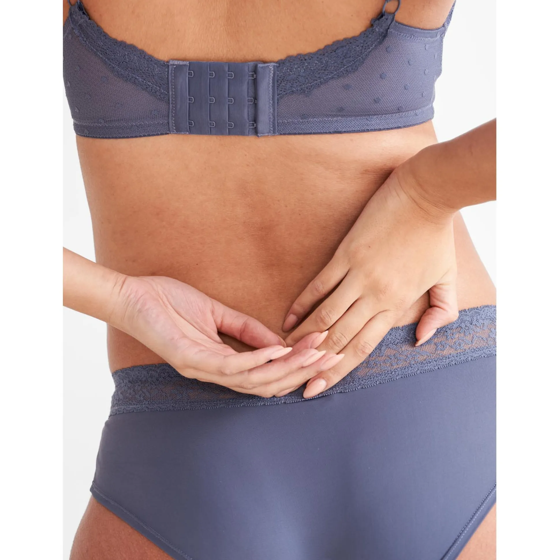 Prénatal zwangerschapsslip effen blauw