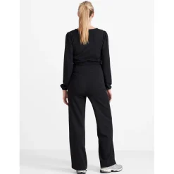 Prénatal zwangerschapstop lange mouwen effen zwart