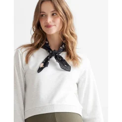 Prénatal zwangerschapstop lange mouwen effen grijs