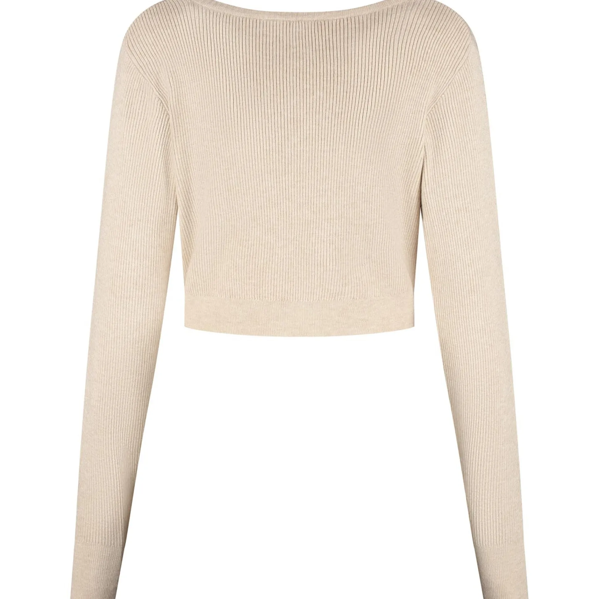 Prénatal zwangerschapstrui lange mouwen effen beige