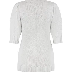 Prénatal zwangerschapstrui driekwart mouwen effen wit