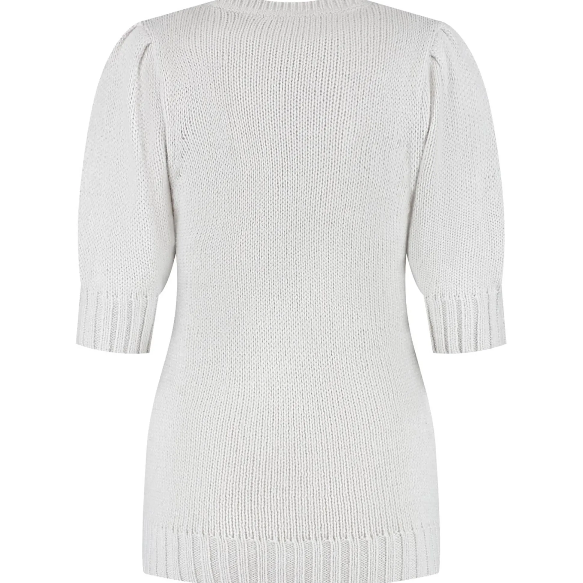 Prénatal zwangerschapstrui driekwart mouwen effen wit