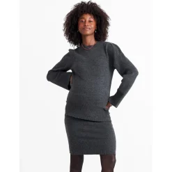 Prénatal zwangerschapstrui & rok grijs