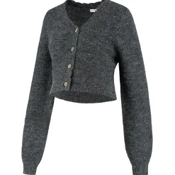 Prénatal zwangerschapsvest lange mouwen effen antraciet