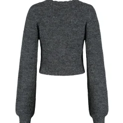 Prénatal zwangerschapsvest lange mouwen effen antraciet