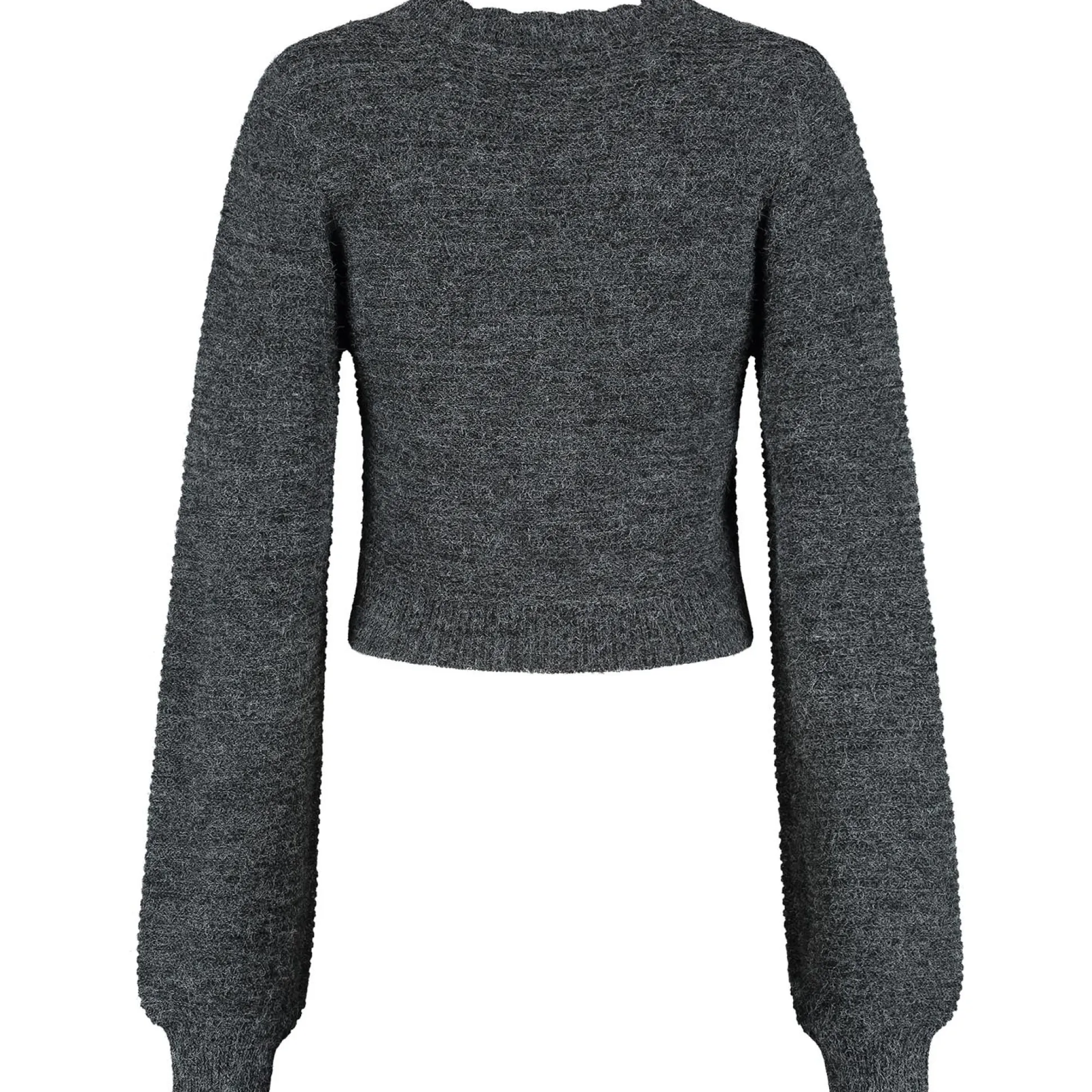 Prénatal zwangerschapsvest lange mouwen effen antraciet