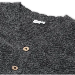 Prénatal zwangerschapsvest lange mouwen effen antraciet