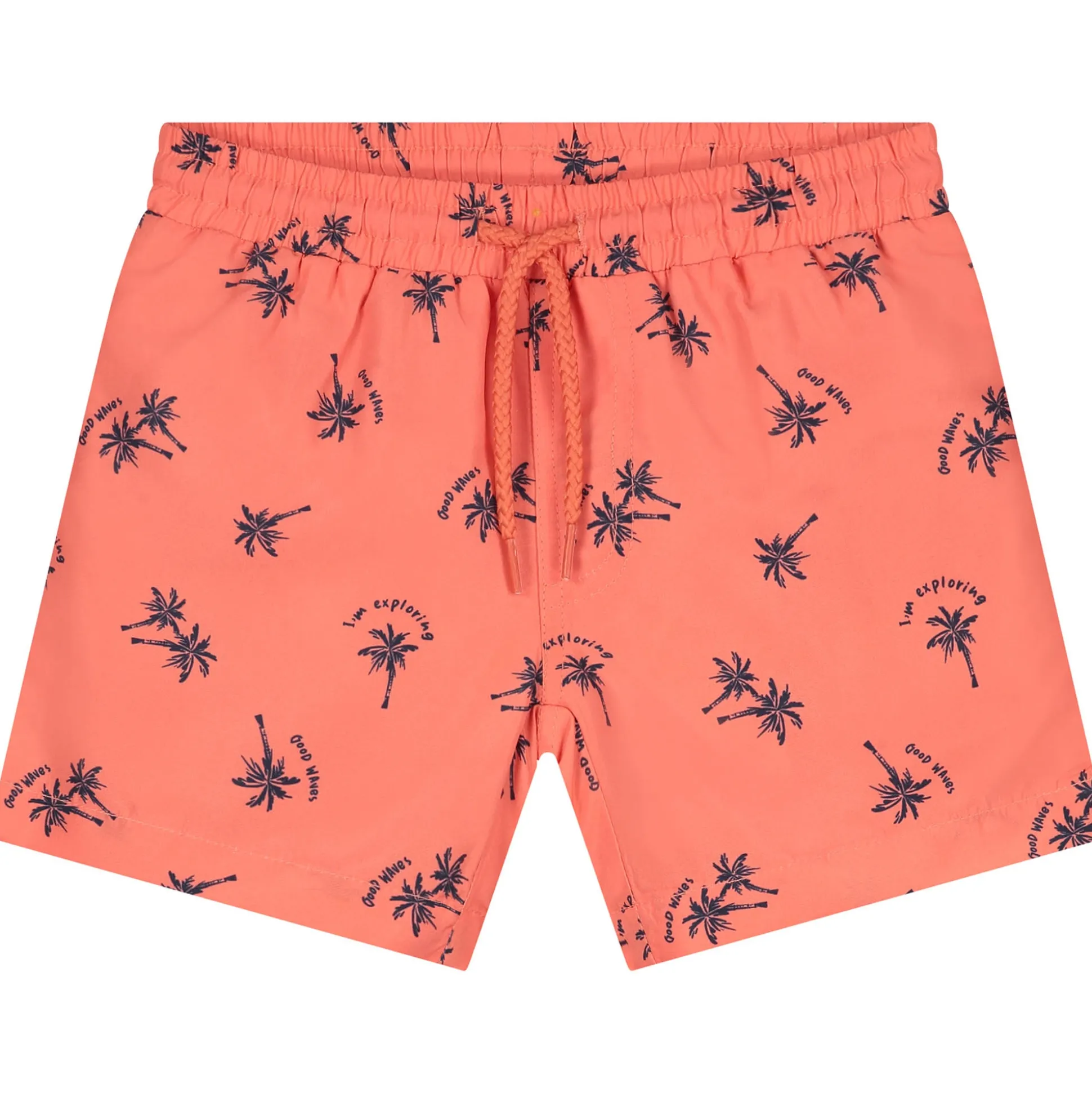 Prénatal zwemshort palmbomen all over print oranje