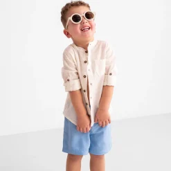 Prénatal zwemshort uni  effen blauw