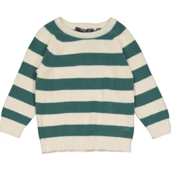 Quapi peuter trui lange mouwen strepen groen