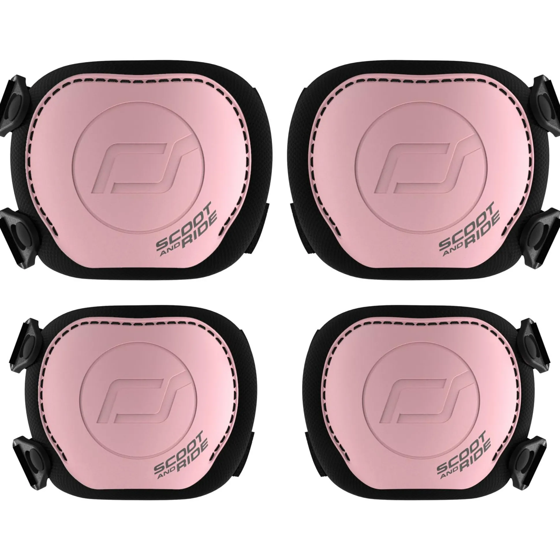 Scoot and Ride beschermersset XXS Light Rosered