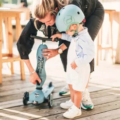 Scoot and Ride Highwaykick 1 loopfiets en step Steel Blue