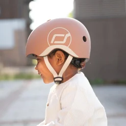 Scoot and Ride kinderhelm XS Mocca