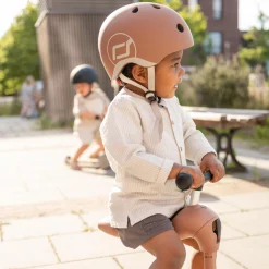 Scoot and Ride kinderhelm XS Mocca