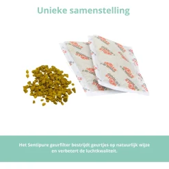 Sentipure Luieremmer geurfilter 1 pack wit