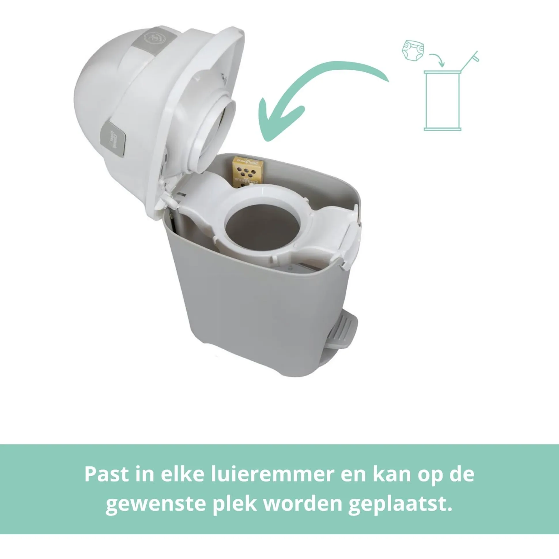 Sentipure Luieremmer geurfilter 3 pack wit