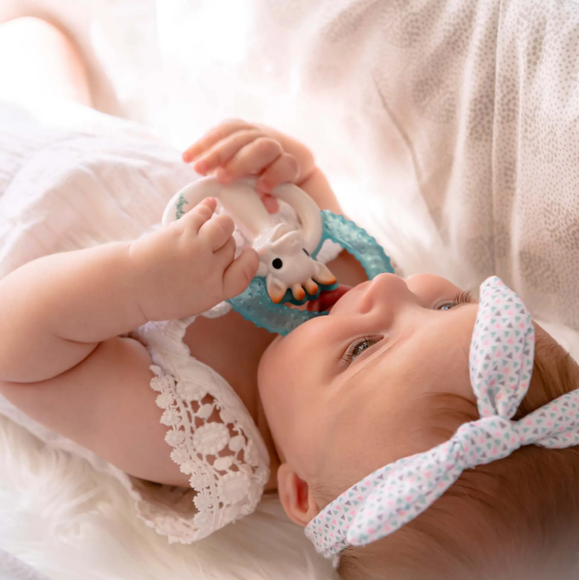 Sophie de giraf koelbijtring in geschenkdoosje multi