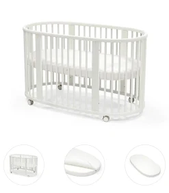 Stokke Sleepi Bed bundel wit met matras & hoeslaken