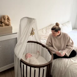 Stokke Sleepi Mini bundel warm bruin met matras & hoeslaken