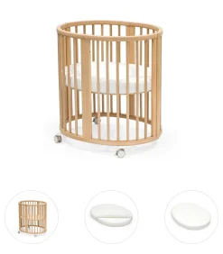 Stokke Sleepi Mini bundel naturel met matras & hoeslaken