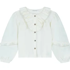 Sweet Petit baby blouse Sas lange mouwen effen wit