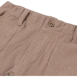Sweet Petit baby broek lange mouwen effen bruin