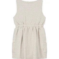 Sweet Petit baby jurk Merel mouwloos ruit beige