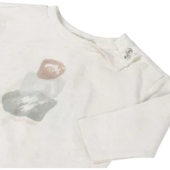 Sweet Petit baby shirt lange mouwen printopdruk beige