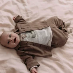 Sweet Petit baby shirt lange mouwen printopdruk beige