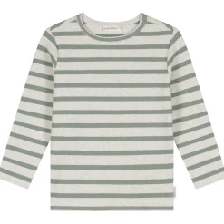Sweet Petit baby shirt lange mouwen strepen groen