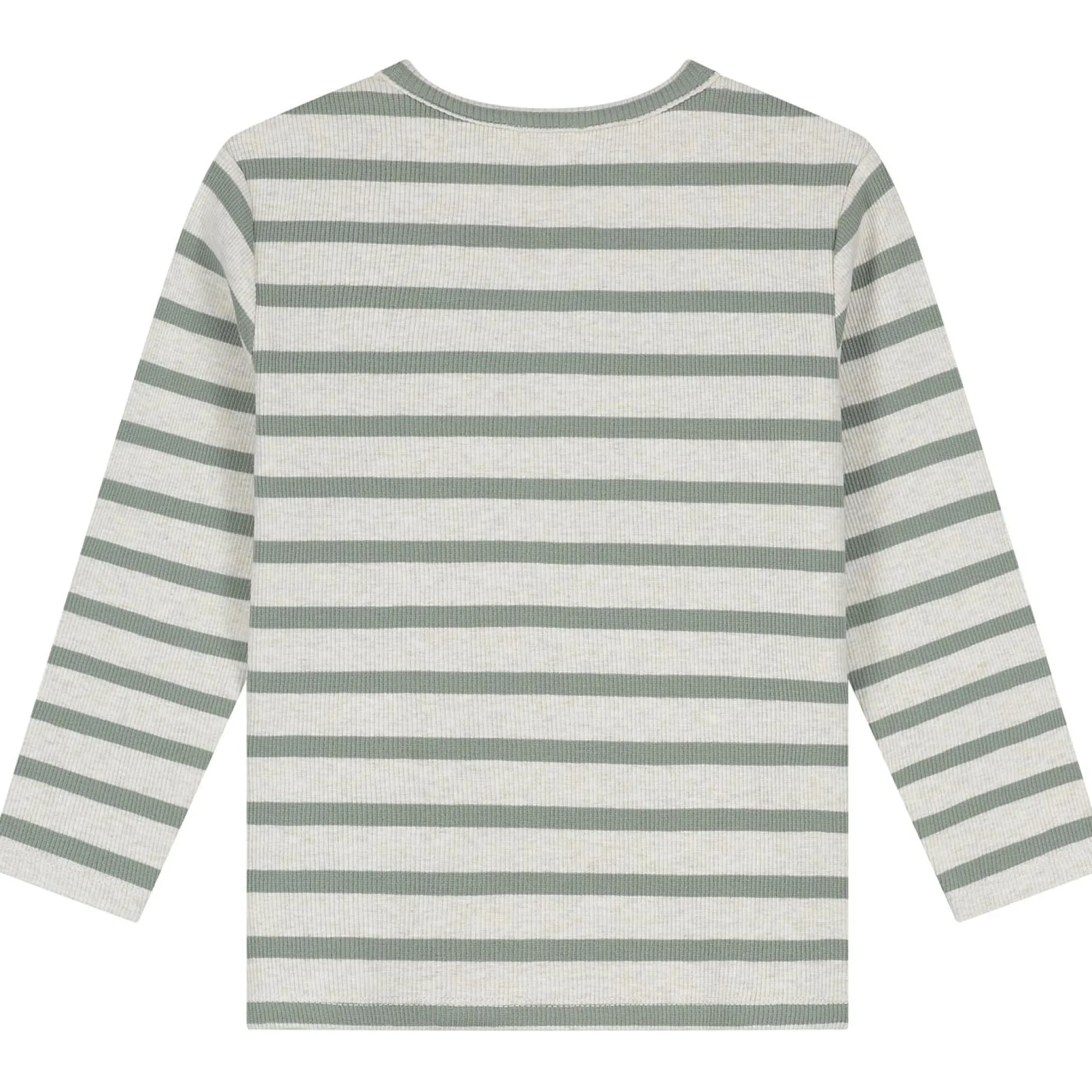 Sweet Petit baby shirt lange mouwen strepen groen