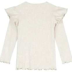 Sweet petit baby shirt Meave lange mouwen effen wit