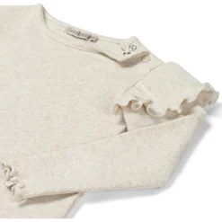 Sweet petit baby shirt Meave lange mouwen effen wit