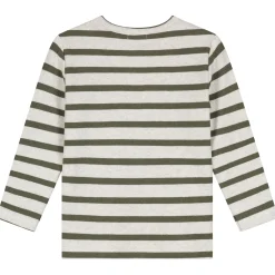 Sweet Petit baby shirt Mees lange mouwen effen groen