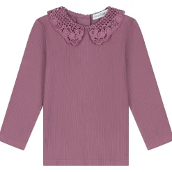 Sweet petit baby shirt Zoe lange mouwen effen paars