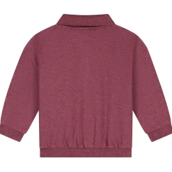 Sweet Petit baby sweater Pim lange mouwen effen rood