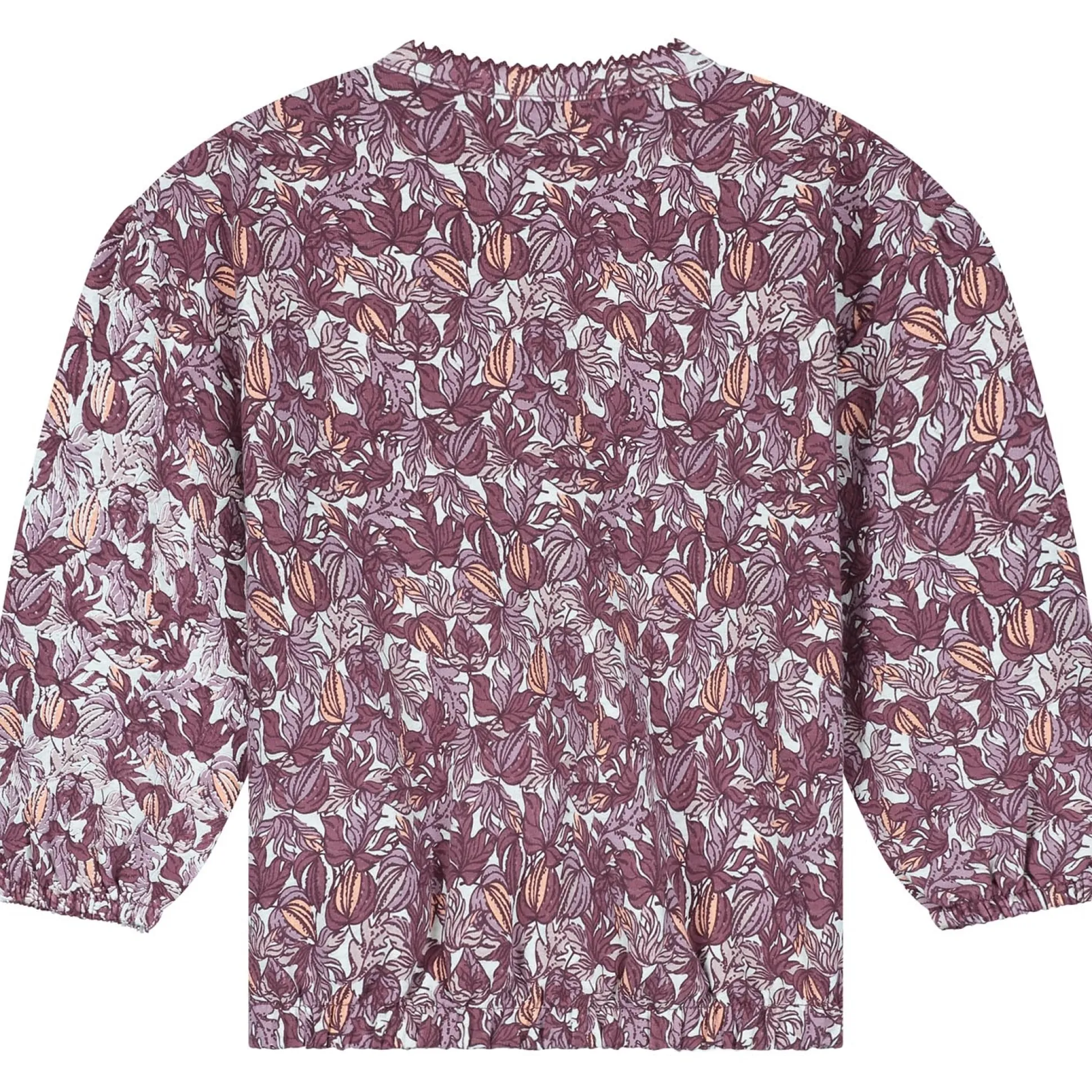 Sweet Petit baby sweater mira lange mouwen bladeren multi