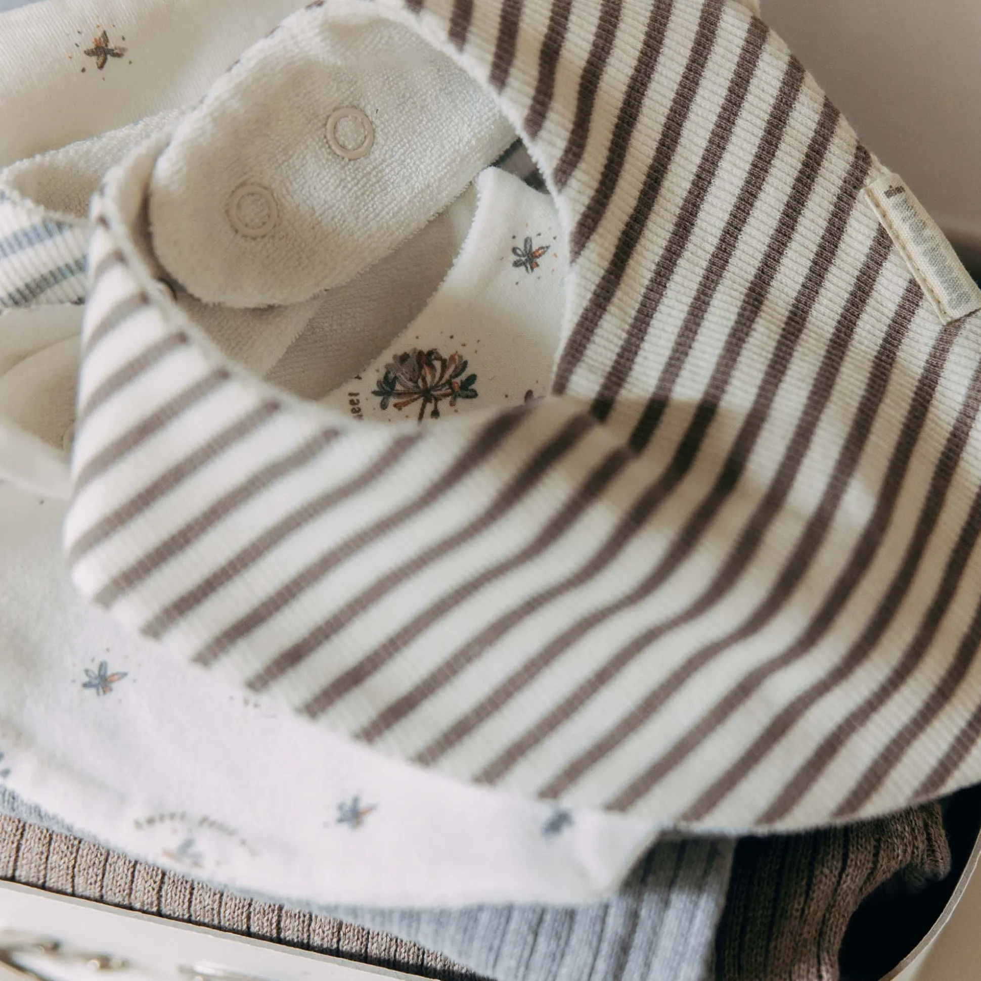 Sweet Petit Mini bandana 2 stuks grijs