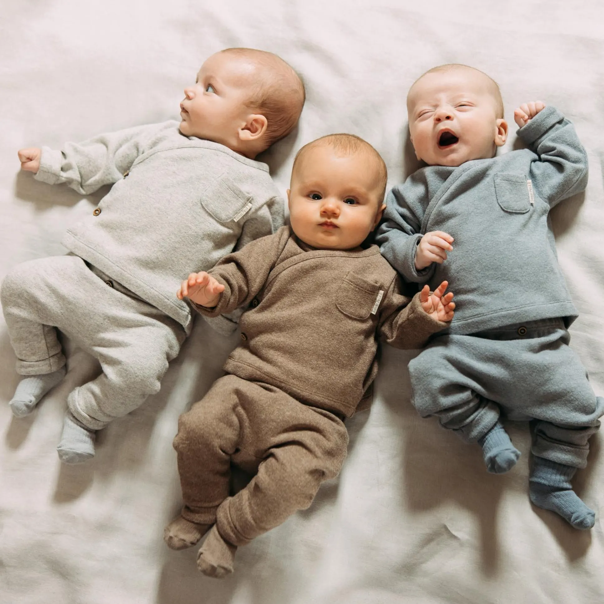 Sweet Petit Mini broek effen grijs