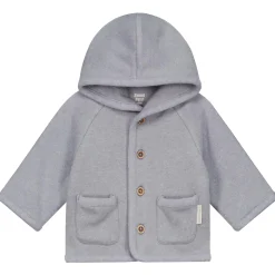 Sweet Petit Mini jas lange mouwen effen grijs