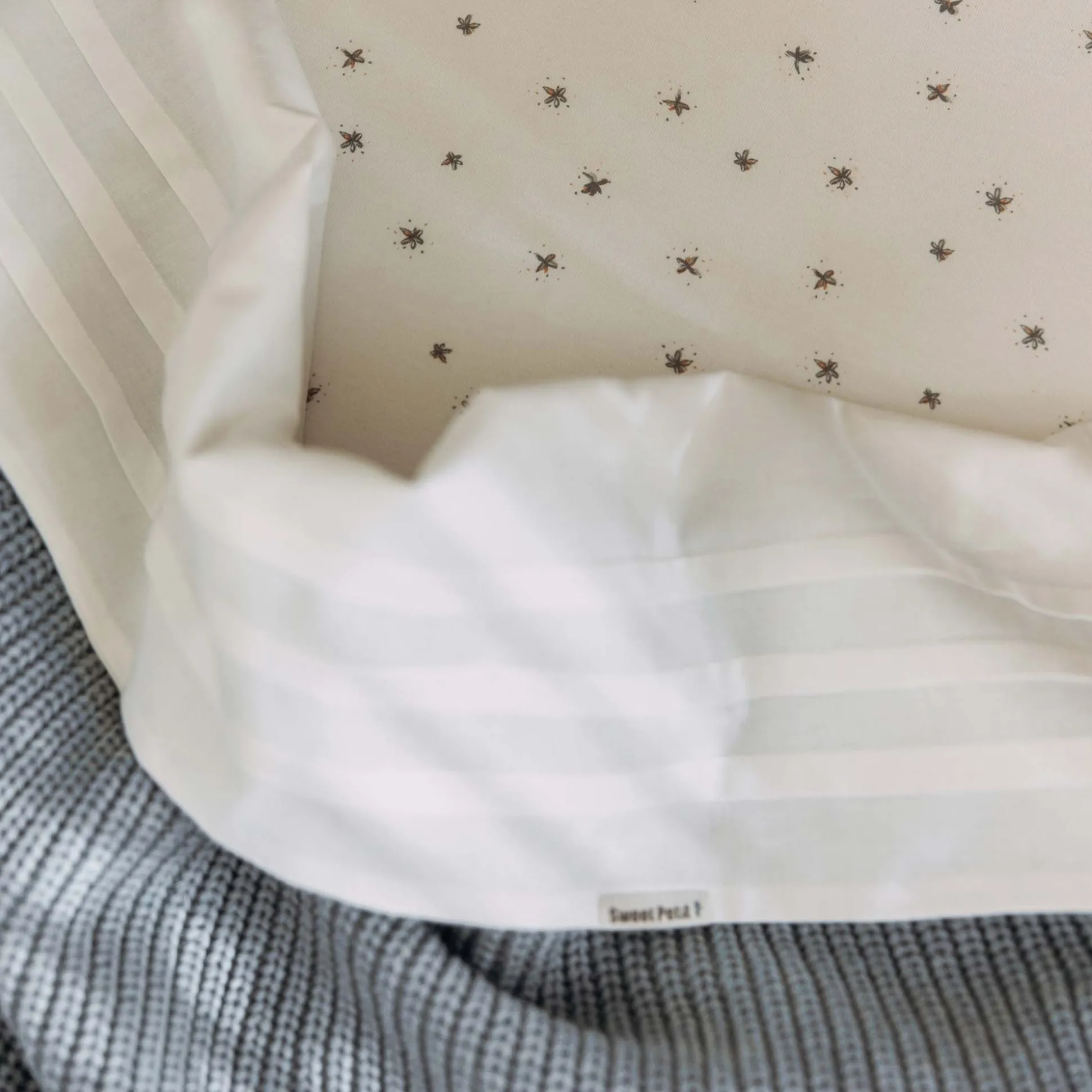 Sweet Petit Mini wieg hoeslaken wit